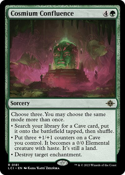 Cosmium Confluence (The Lost Caverns of Ixalan) Medium Play Foil