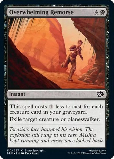 Overwhelming Remorse (The Brothers' War) Light Play