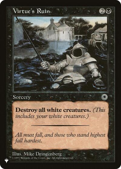 Virtue's Ruin (The List) Near Mint