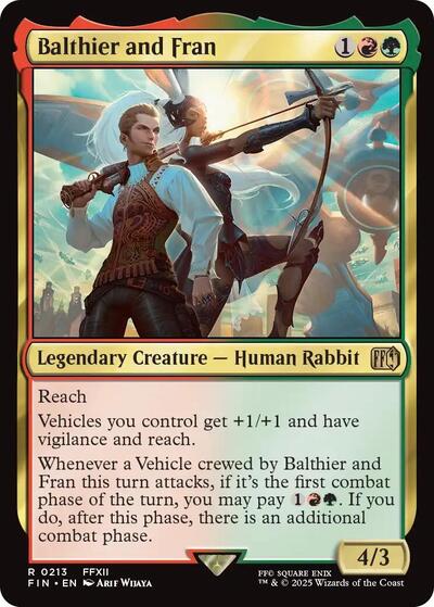 Balthier and Fran (Universes Beyond: FINAL FANTASY) Near Mint Foil