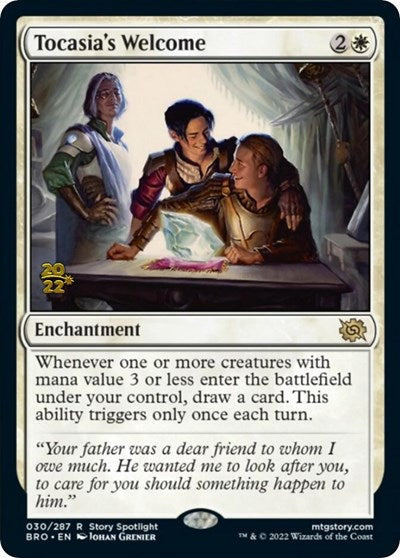 Tocasia's Welcome (Promos: Prerelease Cards) Light Play Foil