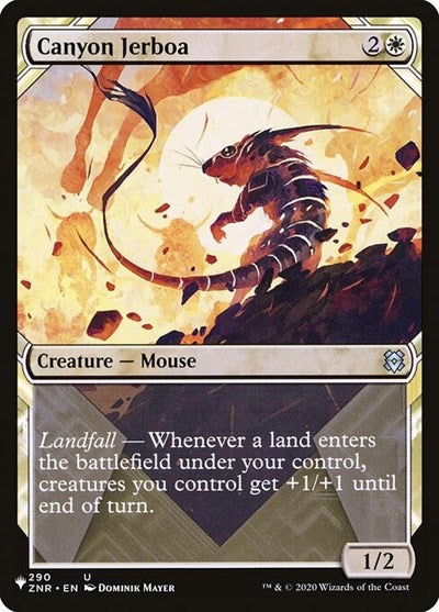 Canyon Jerboa (Showcase) (The List) Near Mint