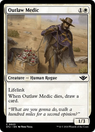 Outlaw Medic (Outlaws of Thunder Junction) Light Play Foil