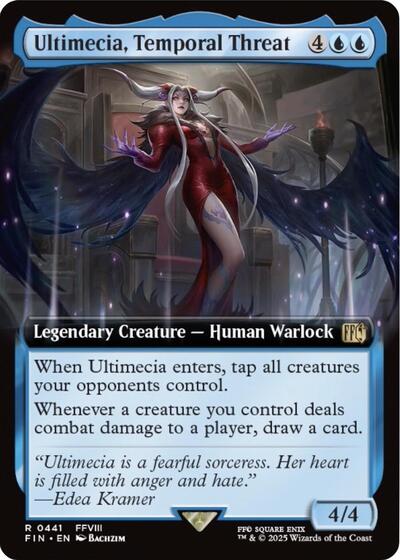 Ultimecia, Temporal Threat (Extended Art) (Universes Beyond: FINAL FANTASY) Near Mint Foil