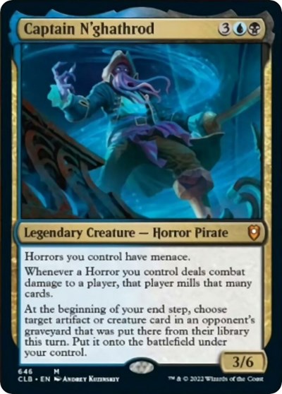 Captain N'ghathrod (Commander Legends: Battle for Baldur's Gate) Medium Play Foil