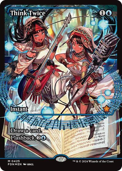 Think Twice (Showcase) (Foundations) Light Play Foil Japanese