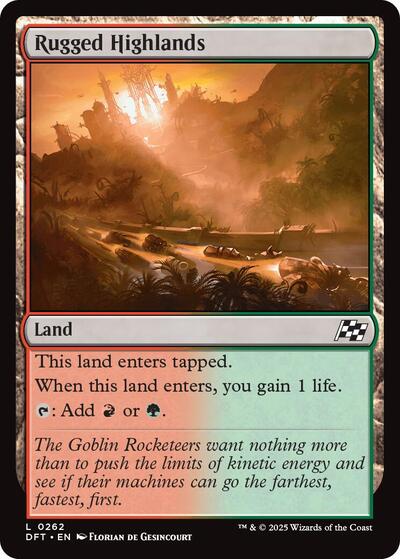 Rugged highlands (Aetherdrift) Light Play Foil