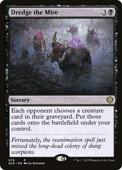 Dredge the Mire (Commander 2022 Starter Decks) Near Mint