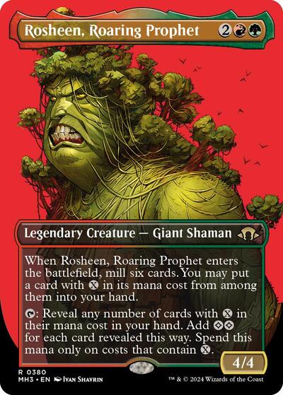 Rosheen, Roaring Prophet (Borderless) (Modern Horizons 3) Light Play
