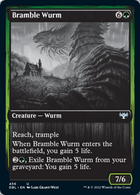 Bramble Wurm (Innistrad: Double Feature) Light Play