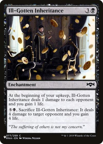 Ill-Gotten Inheritance (The List) Near Mint