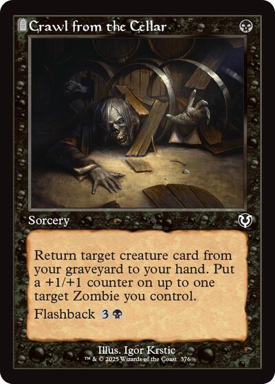 Crawl from the Cellar (Retro Frame) (Innistrad Remastered) Light Play