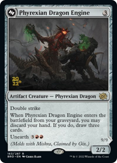 Phyrexian Dragon Engine (Promos: Prerelease Cards) Light Play Foil