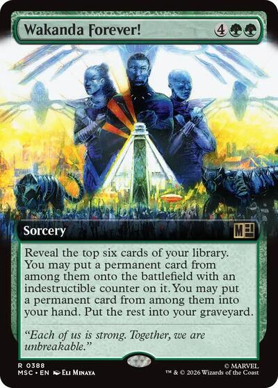 Wakanda Forever Extended Art|1|0|0.00