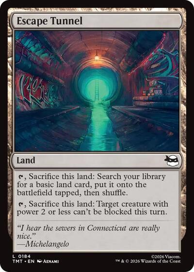 Escape Tunnel (Teenage Mutant Ninja Turtles) Light Play Foil
