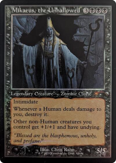 Mikaeus, the Unhallowed (Retro Frame) (Secret Lair) Near Mint Foil
