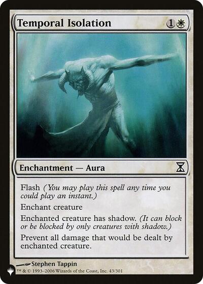 Temporal Isolation (The List) Near Mint