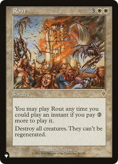 Rout (The List) Light Play