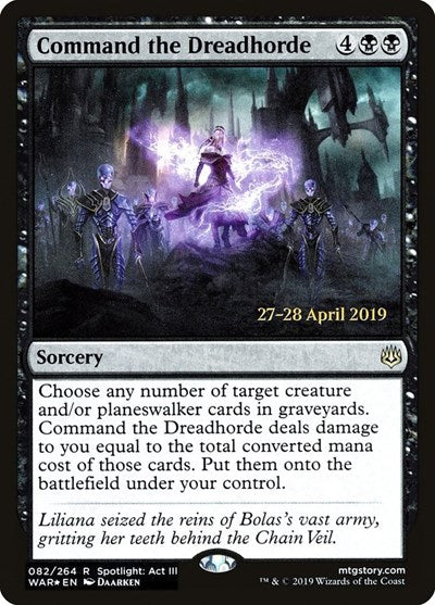 Command the Dreadhorde (Promos: Prerelease Cards) Near Mint Foil