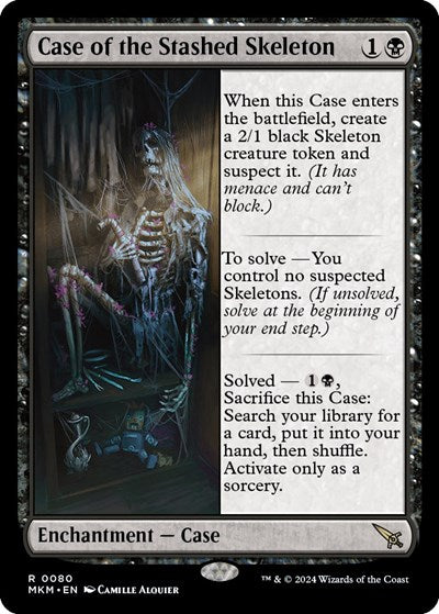 Case of the Stashed Skeleton (Murders at Karlov Manor) Near Mint Foil