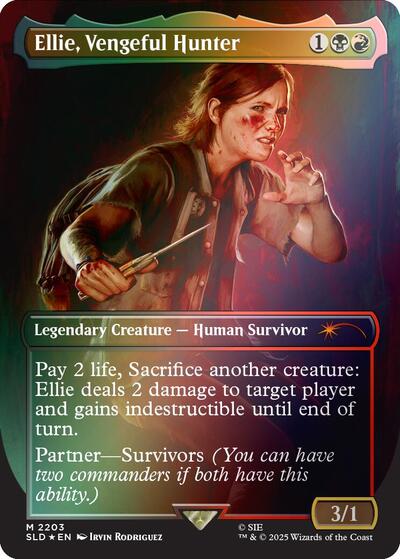 Ellie, Vengeful Hunter (Rainbow Foil) (Secret Lair) Near Mint Foil