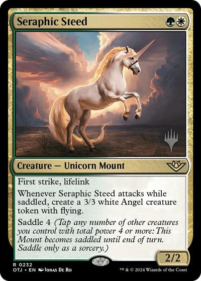 Seraphic Steed (Promo Pack: Outlaws of Thunder Junction) Near Mint