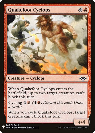 Quakefoot Cyclops|0|0|0.00