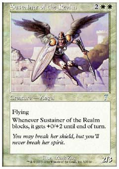 Sustainer of the Realm (7th Edition) Light Play