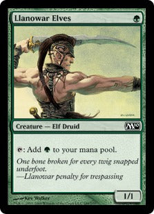Llanowar Elves (Magic 2010 Core Set) Heavy Play