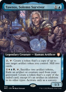 Tawnos, Solemn Survivor (Extended Art) (Commander: The Brothers' War) Near Mint Foil