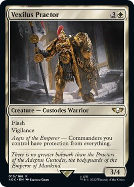 Vexilus Praetor (Surge Foil) (Universes Beyond: Warhammer 40K) Light Play Foil