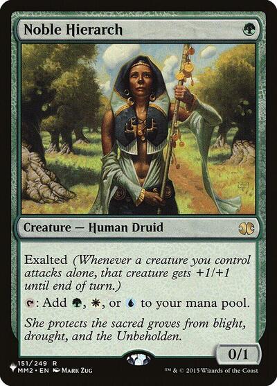 Noble Hierarch (The List) Light Play