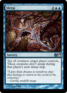 Sleep (Magic 2010 Core Set) Medium Play