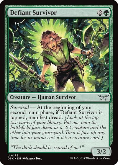 Defiant Survivor (Duskmourn: House of Horror) Near Mint
