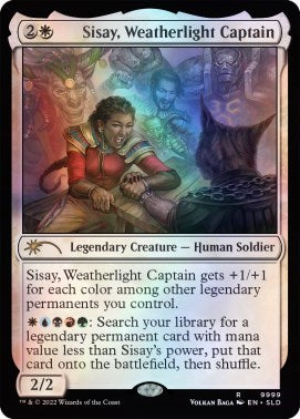 Sisay, Weatherlight Captain (Secret Lair) Light Play Foil