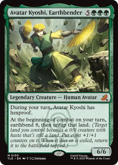 Avatar Kyoshi, Earthbender (Avatar: The Last Airbender: Eternal-Legal) Near Mint Foil