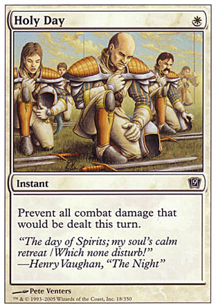 Holy Day (9th Edition) Near Mint Foil