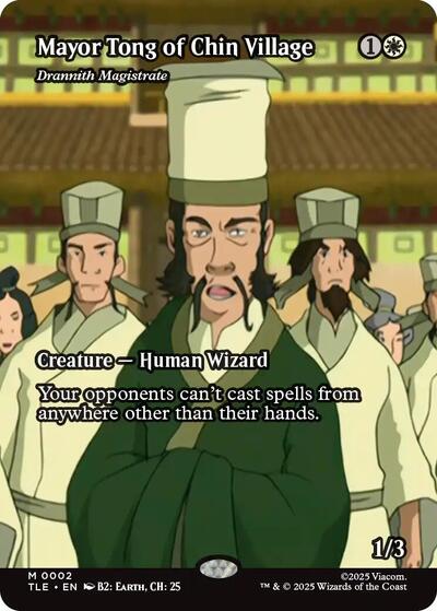 Mayor Tong of Chin Village - Drannith Magistrate (Borderless) (Avatar: The Last Airbender: Eternal-Legal) Near Mint