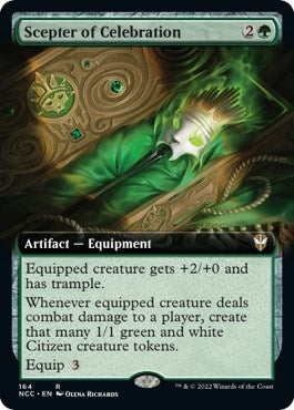 Scepter of Celebration (Extended Art) (Commander: Streets of New Capenna) Light Play