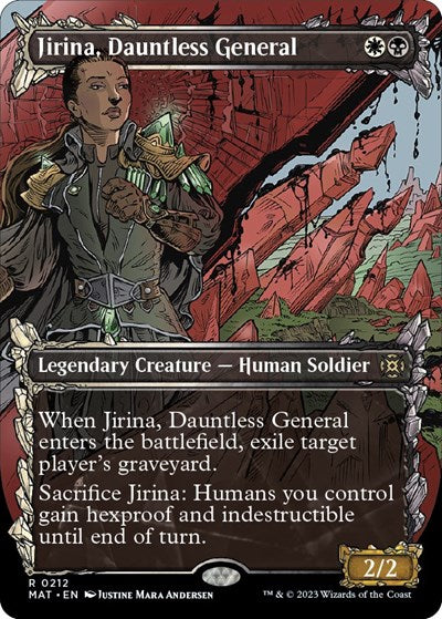 Jirina, Dauntless General (Halo Foil) (March of the Machine: The Aftermath) Near Mint Foil