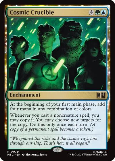 Cosmic Crucible (Surge Foil) (Commander: Marvel Super Heroes) Near Mint Foil