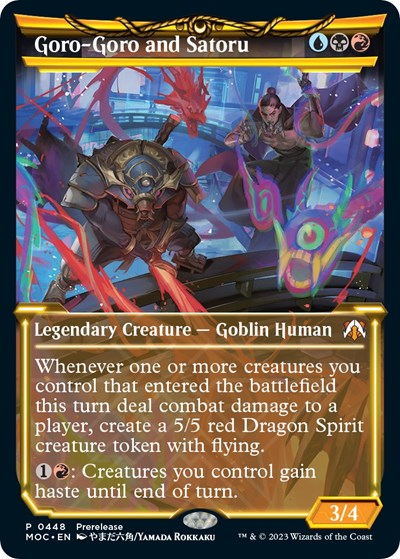 Goro-Goro and Satoru (Showcase) (Promos: Prerelease Cards) Near Mint Foil
