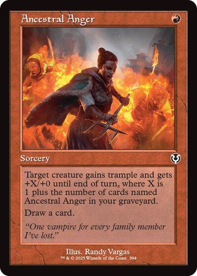 Ancestral Anger (Retro Frame) (Innistrad Remastered) Light Play