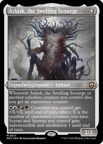 Azlask, the Swelling Scourge (Foil Etched) (Commander: Modern Horizons 3) Near Mint Foil