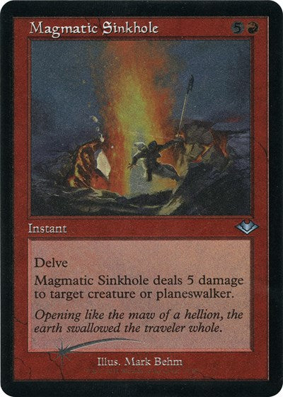 Magmatic Sinkhole Retro Frame Foil Etched|5|0|0.00