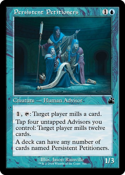 Persistent Petitioners (Retro Frame) (Ravnica Remastered) Medium Play