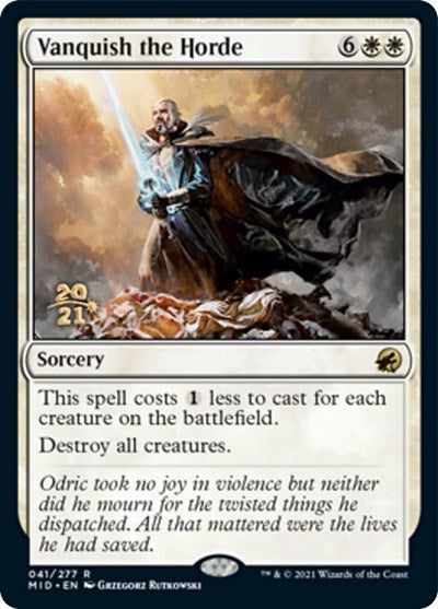 Vanquish the Horde (Promos: Prerelease Cards) Medium Play Foil