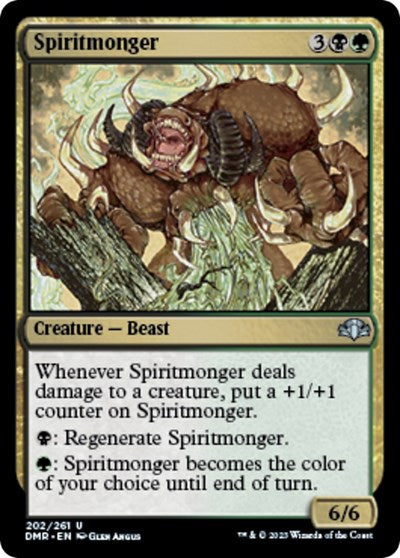 Spiritmonger (Dominaria Remastered) Light Play