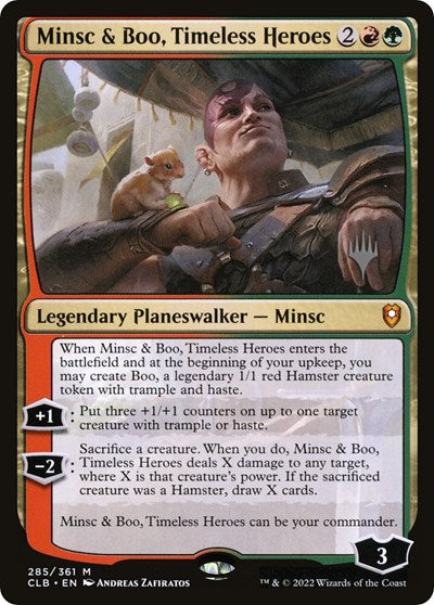 Minsc & Boo, Timeless Heroes (Promo Pack: The Lost Caverns of Ixalan) Near Mint