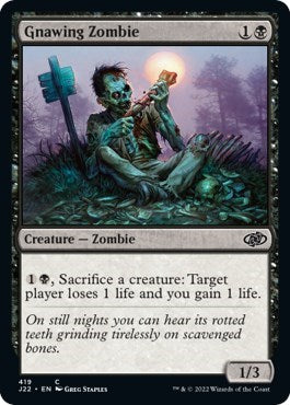 Gnawing Zombie (Jumpstart 2022) Light Play